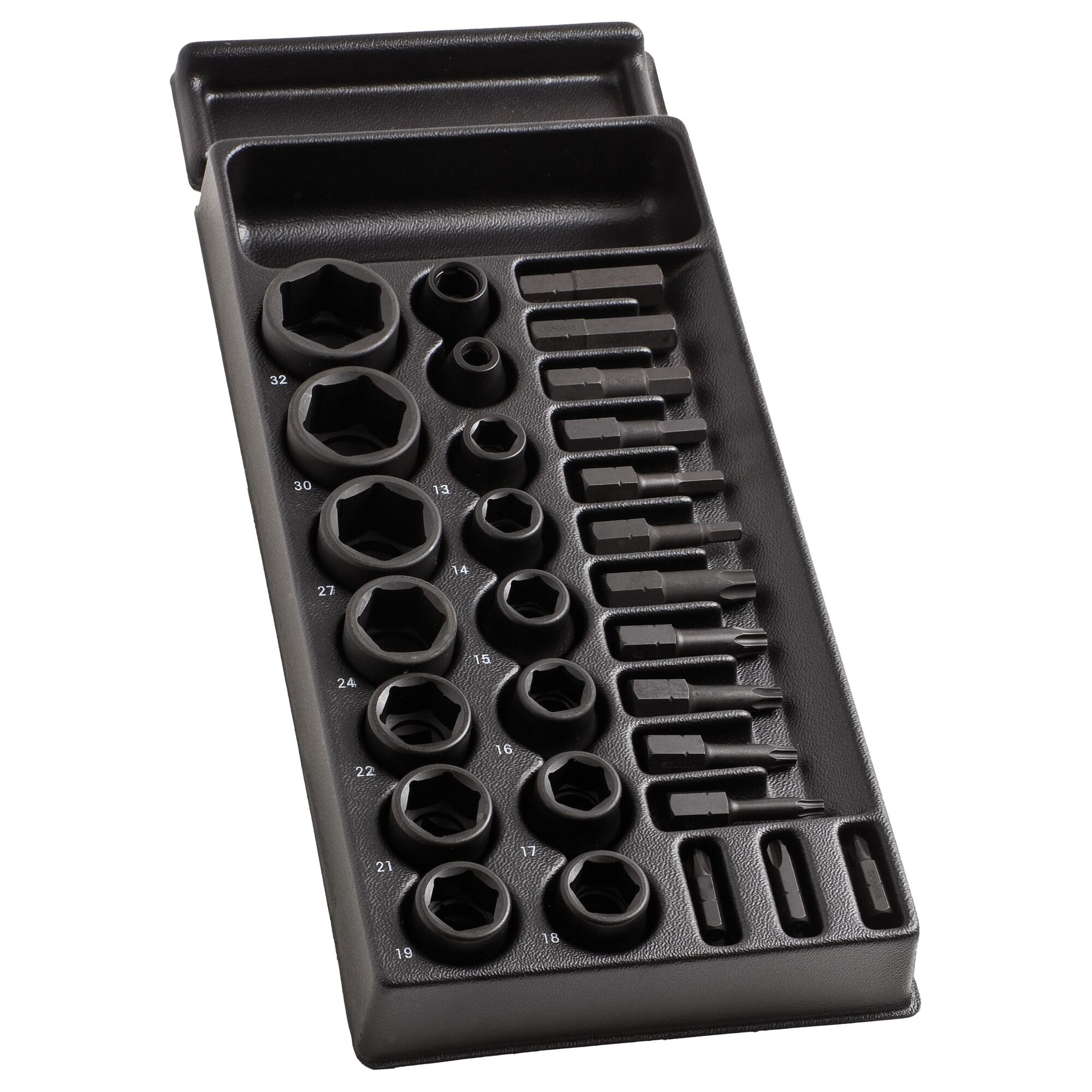 Facom 29-Piece 1/2 in Standard Impact Socket Impact Socket