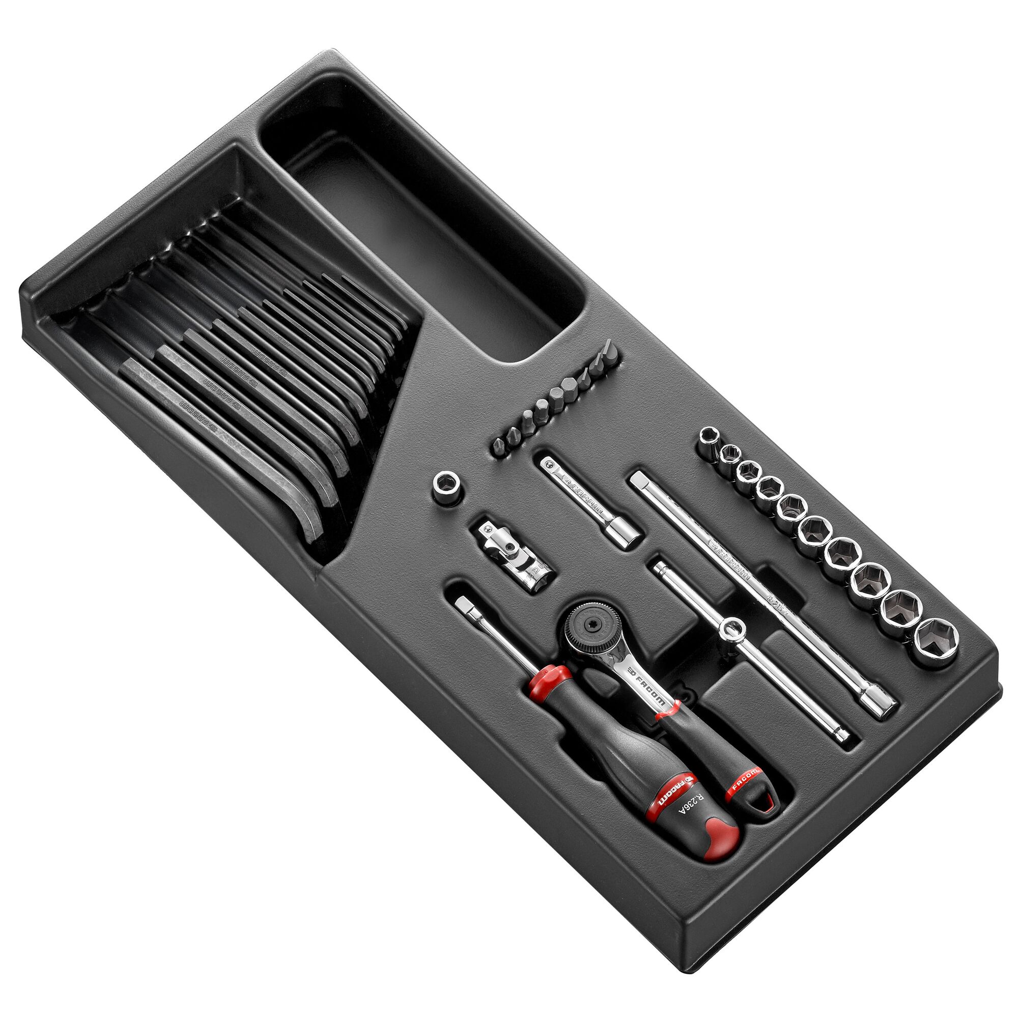 Facom 36-Piece 1/4 in 6 Point Socket Set