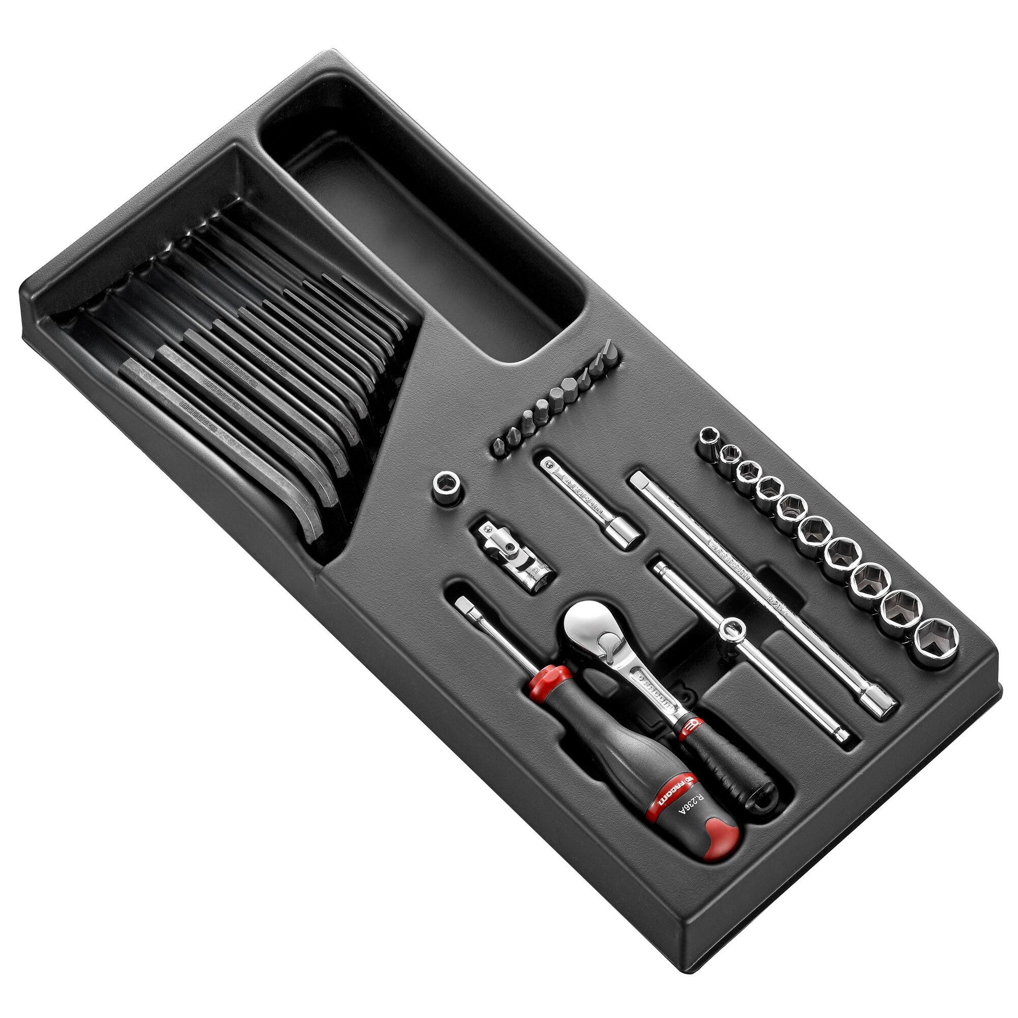 Facom 36-Piece 1/4 in 6 Point Socket Set