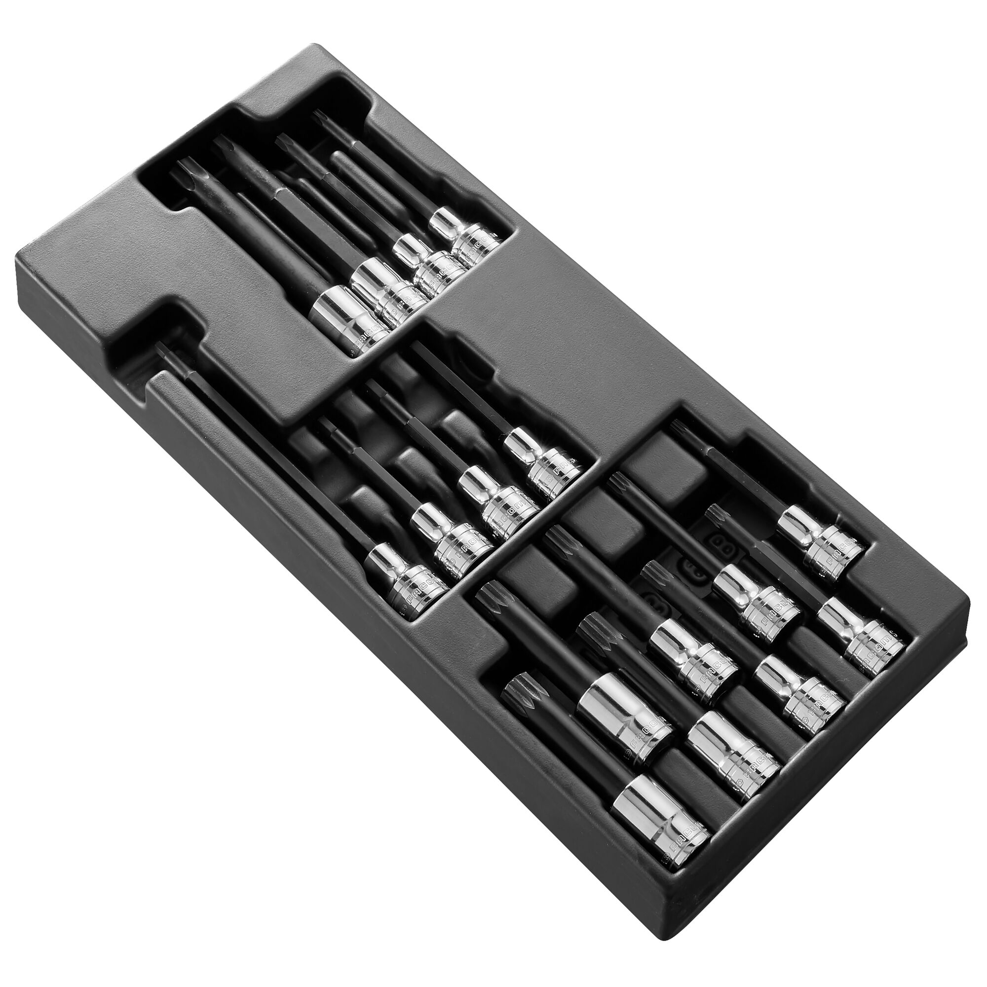 Facom 27-Piece 1/2 in 12 Point Bit Socket Set