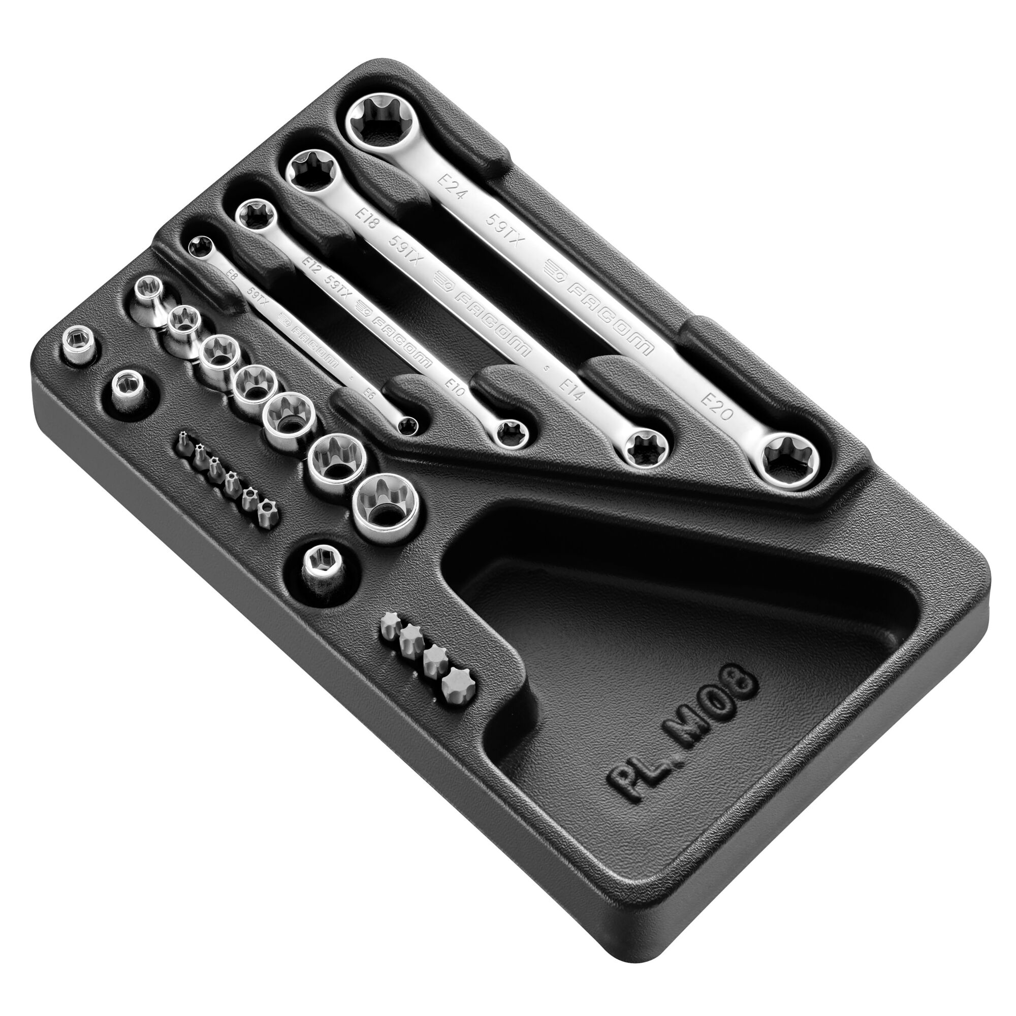 Facom 24-Piece 1/2 in Standard Socket Set