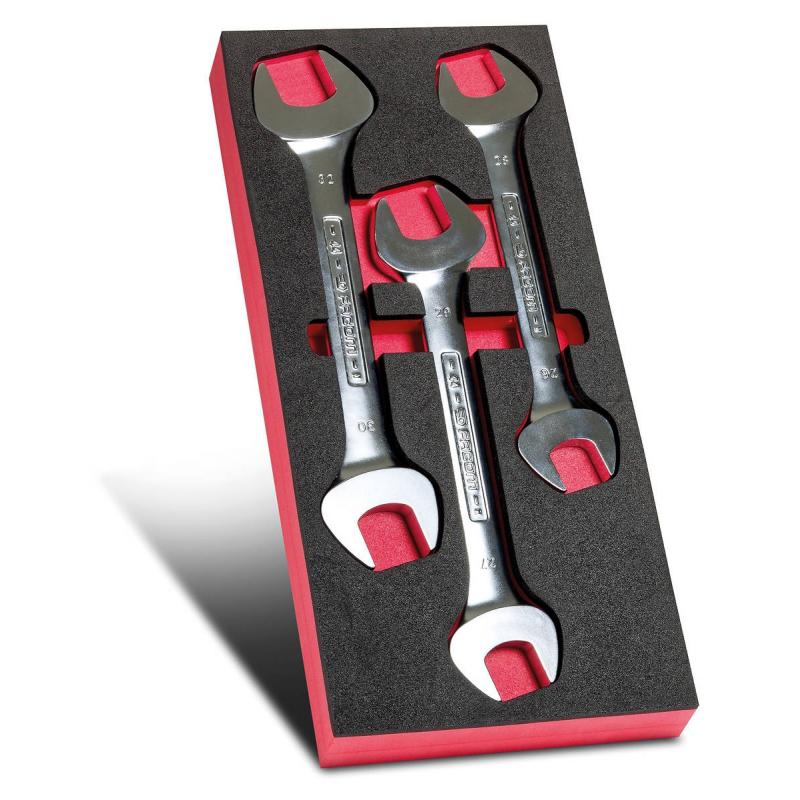 Facom 3-Piece Open End Spanner, 26 x 28 to 30 x 32 mm