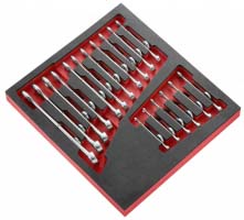 Facom 5-Piece Spanner Set, 27 - 29 - 30 - 32 - 34 mm