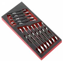 Facom 12-Piece Spanner Set, 8 To 19 mm