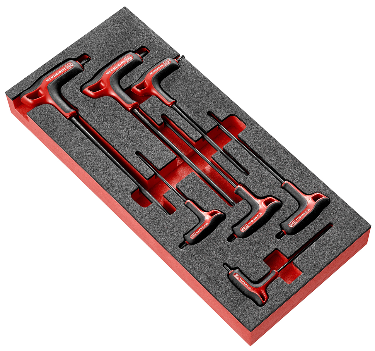 Facom 7-Piece Torx Key Set, Short Arm