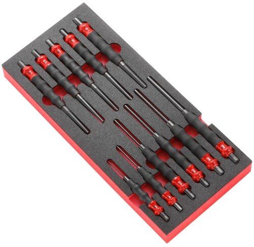 Facom 11-Piece Punch Set, Drift Punch, 188 mm Overall