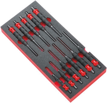 Facom 11-Piece Punch Set, Pin Punch, 8mm Shank