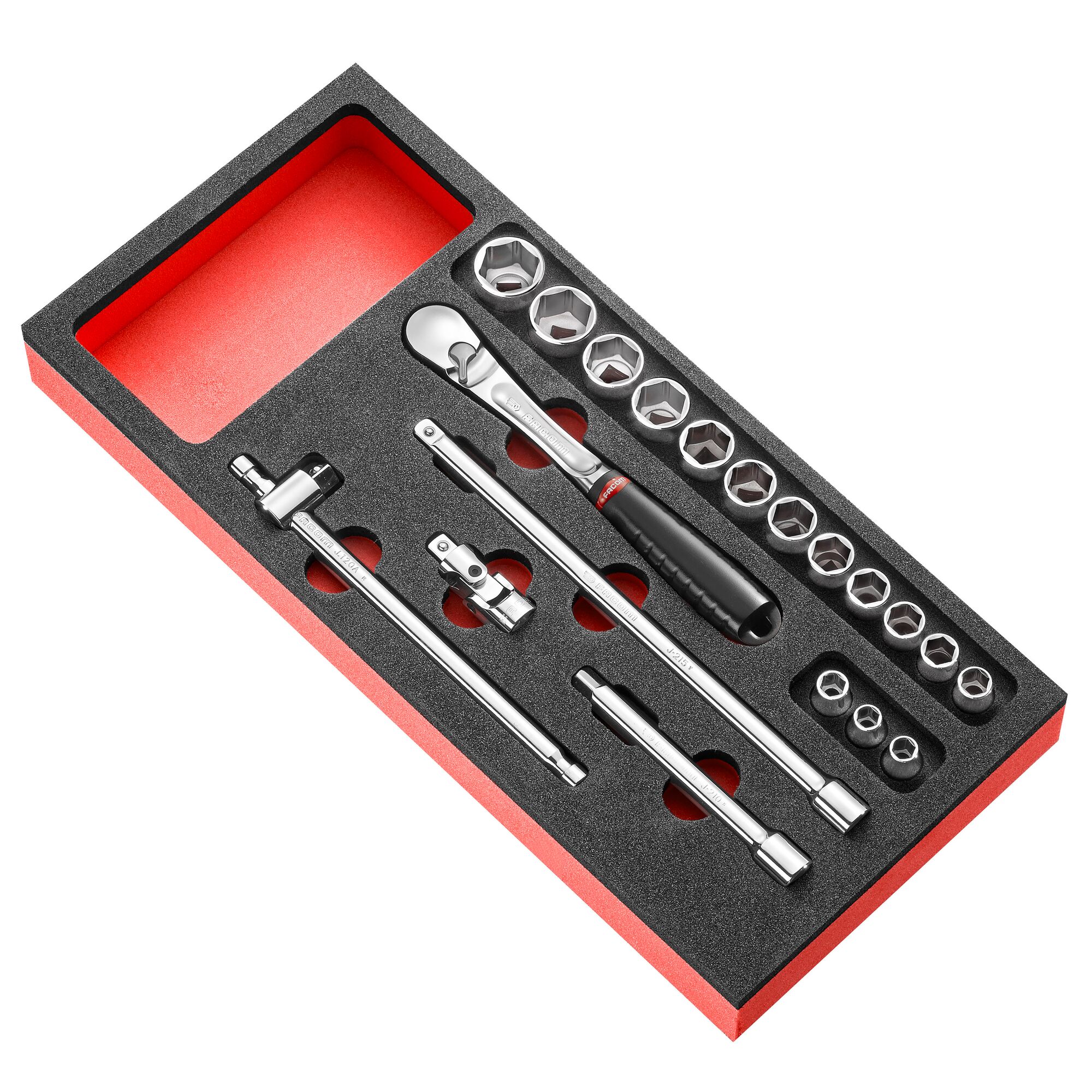 Facom 20-Piece 3/8 in 6 Point Socket Set