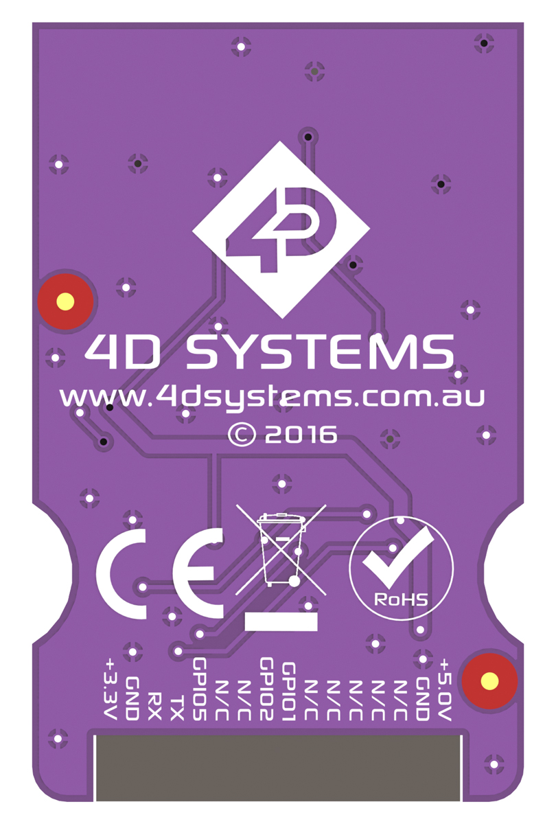 motg-mp3 4D Systems MOTG MP3 Add-On Module for gen4 LCD Displays