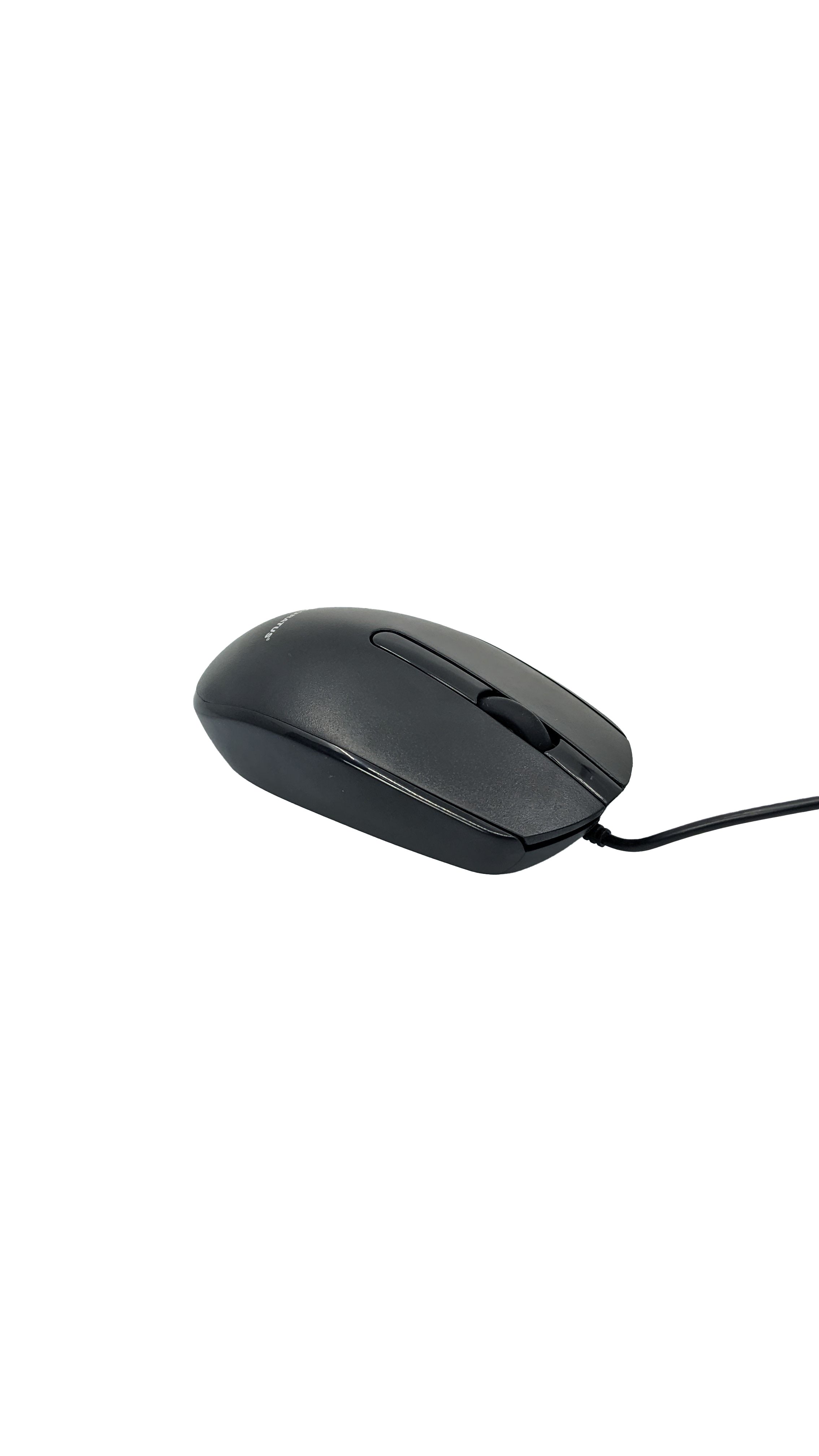 Ceratech MOU-BIO100-BK 3 Button Wired Standard Optical Mouse Black