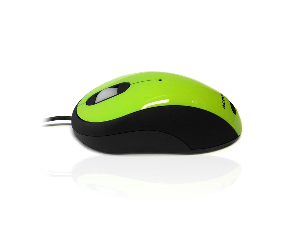 Ceratech MOU-IMAGE-GREEN 3 Button Wired Standard Optical Mouse Green