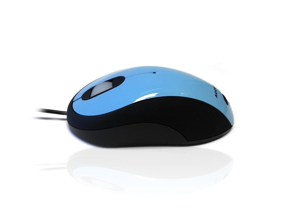 Ceratech MOU-IMAGE-LBLUE 1 Button Wired Standard Optical Mouse Light Blue