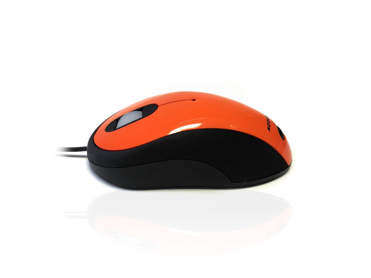 Ceratech MOU-IMAGE-ORANGE 1 Button Wired Standard Optical Mouse Orange