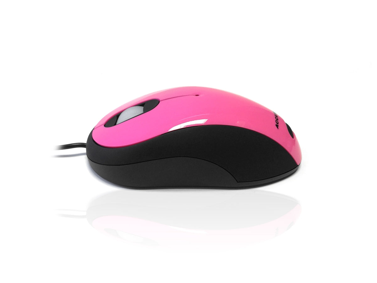 Ceratech MOU-IMAGE-PINK 1 Button Wired Standard Optical Mouse Pink