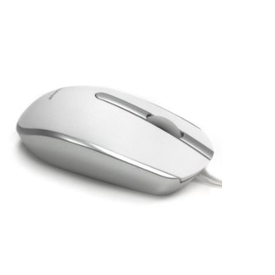 mou-m100-macwhsl Ceratech M100 MAC 3 Button Wired Track Ball Optical Mouse White