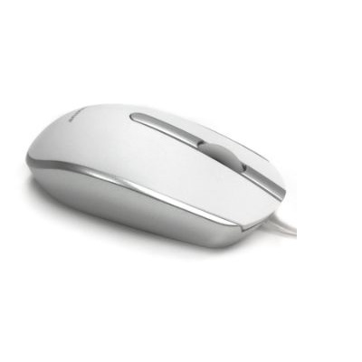 mou-m100-macwhsl Ceratech M100 MAC 3 Button Wired Track Ball Optical Mouse White
