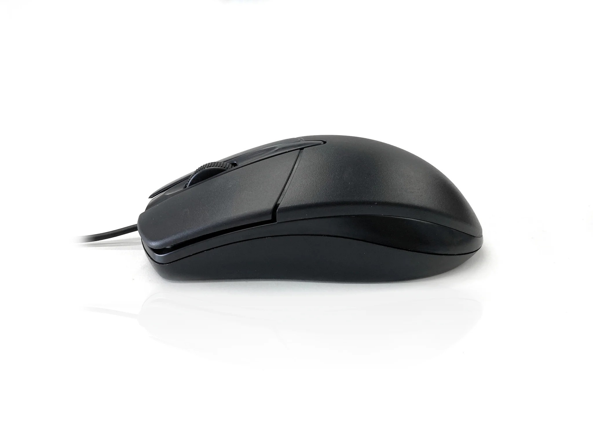 Ceratech MOUAC1330-BLK 3 Button Wired Standard Optical Mouse Black