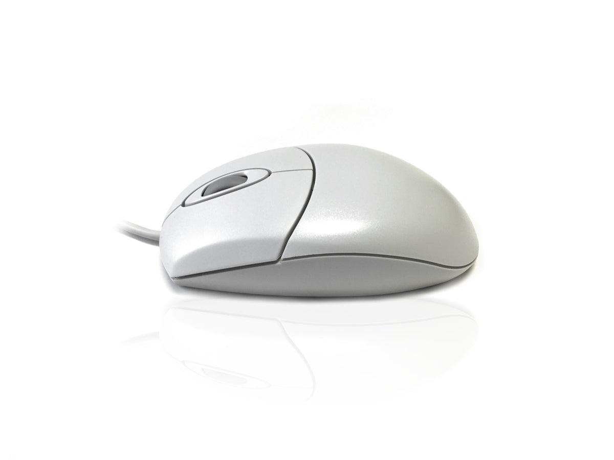 Ceratech MOUAC3331-WHT 3 Button Wired Standard Optical Mouse White