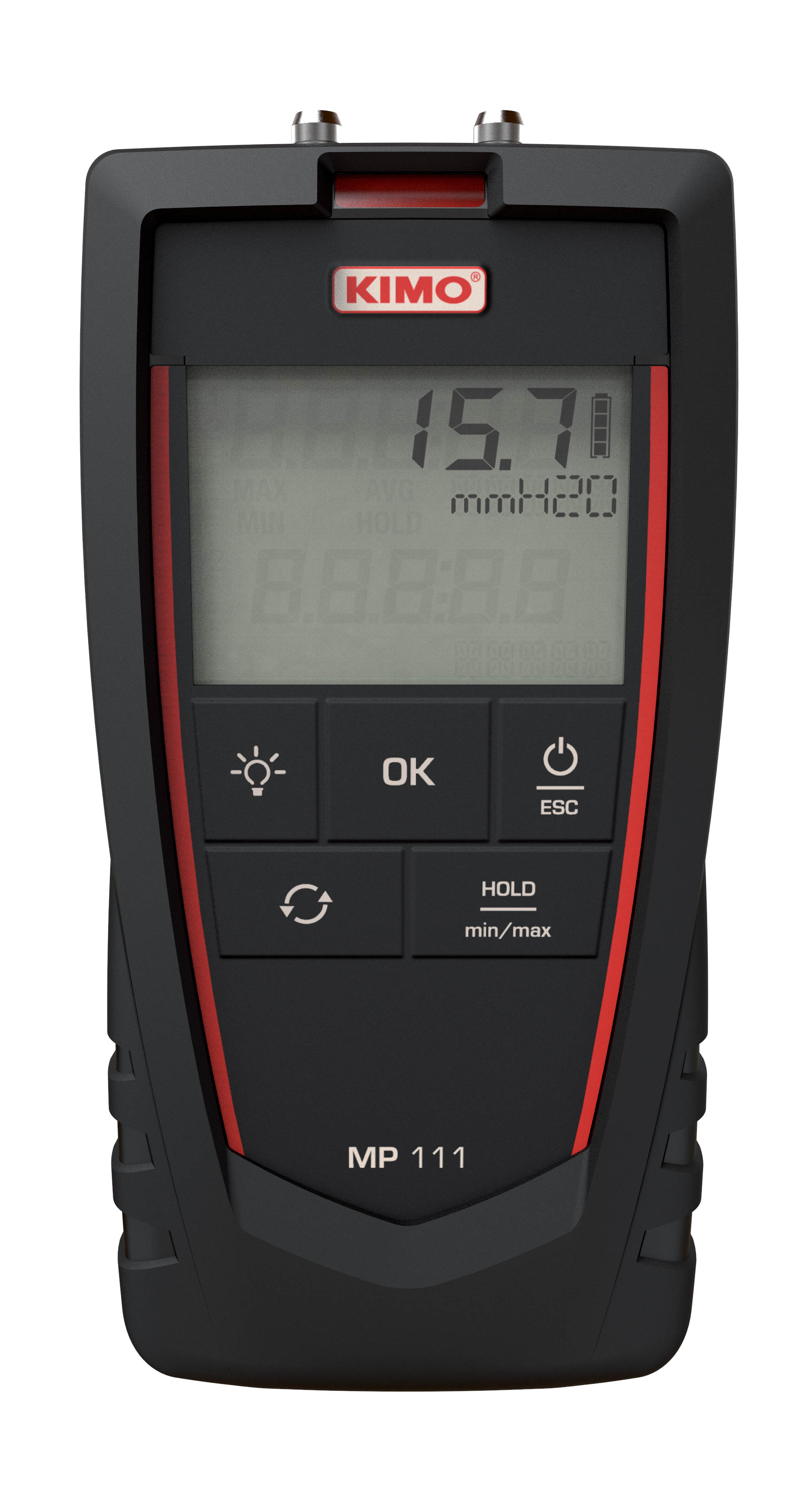 KIMO Differential Manometer With 2 Pressure Port/s, Max Pressure Measurement 9806.65 Pa