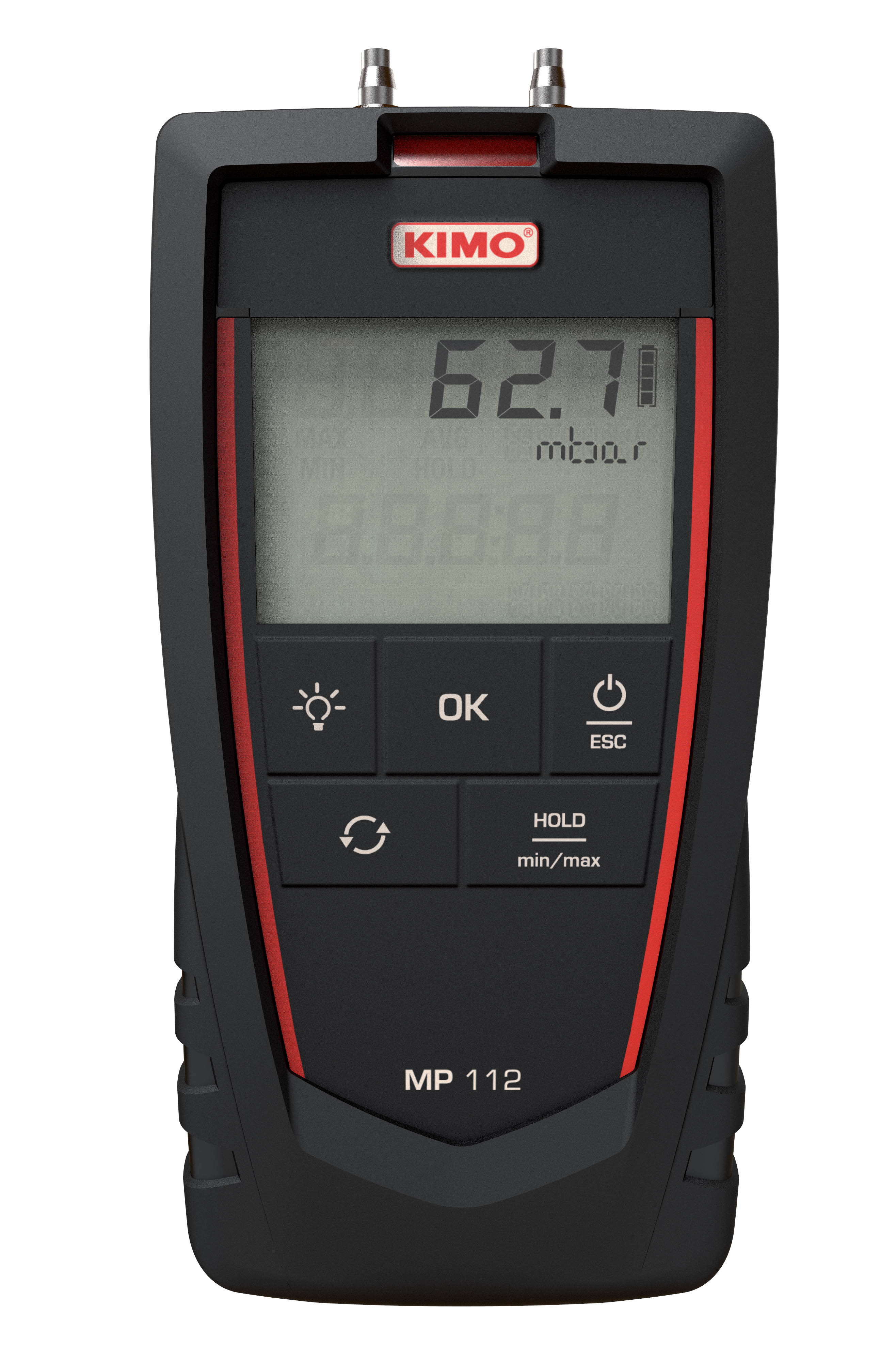 KIMO Differential Manometer With 2 Pressure Port/s, Max Pressure Measurement 2000 mbar, RSCAL