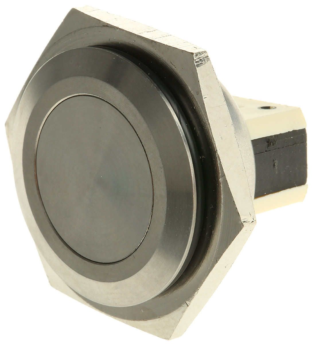 Bulgin Push Button Switch, Momentary, Panel, 25.8 mm Cutout, SPST, IP66 250 V ac