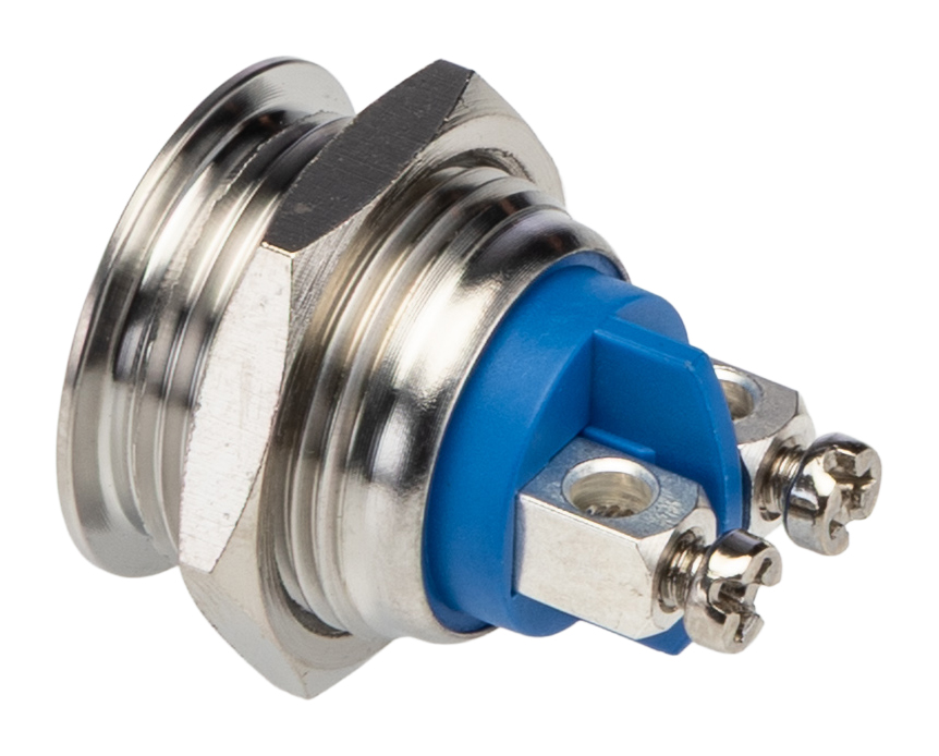mp00422 Bulgin MP0042 Series Push Button Switch, Momentary, Panel, 16 mm Cutout, SPST, IP65, 48 V dc