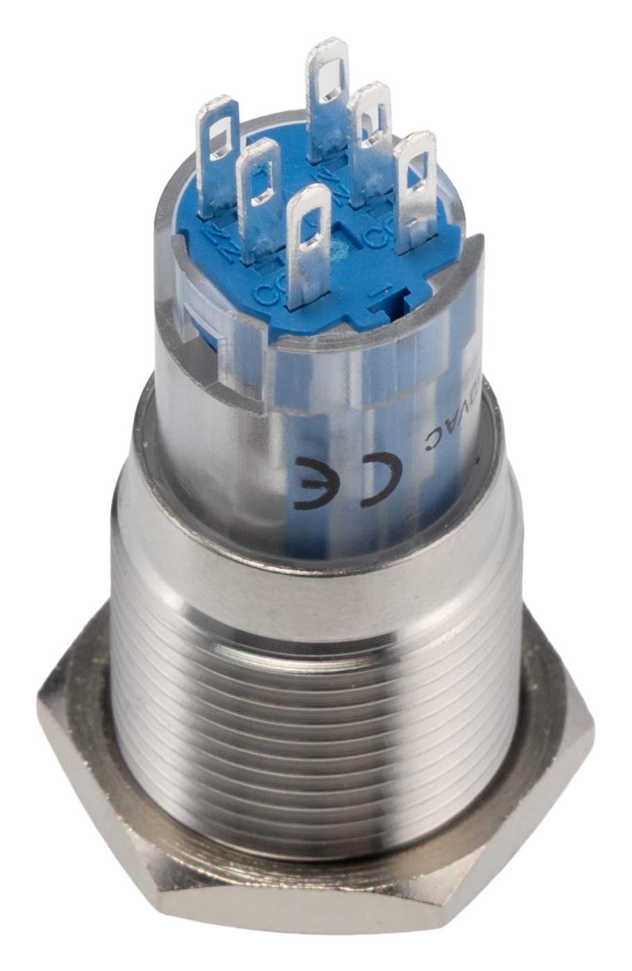 mp00453d0nn000 Bulgin Push Button Switch, Momentary, Panel, 16.2 mm Cutout, DPDT