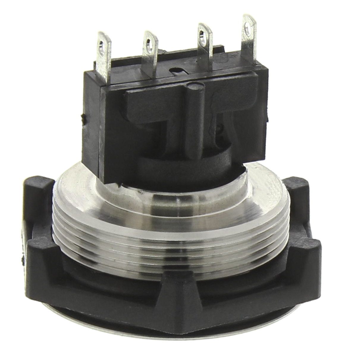 mp0050 Bulgin MP Series Push Button Switch, Momentary, Panel, 27.7 mm Cutout, SPDT, Amber, Blue, Green, Red, White LED, IP68