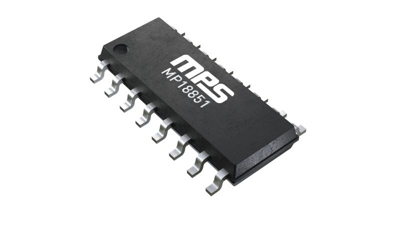 MPS MP18851-A4BGLU-P High Side Gate Driver 2, 4 A 13-Pin, LGA-13