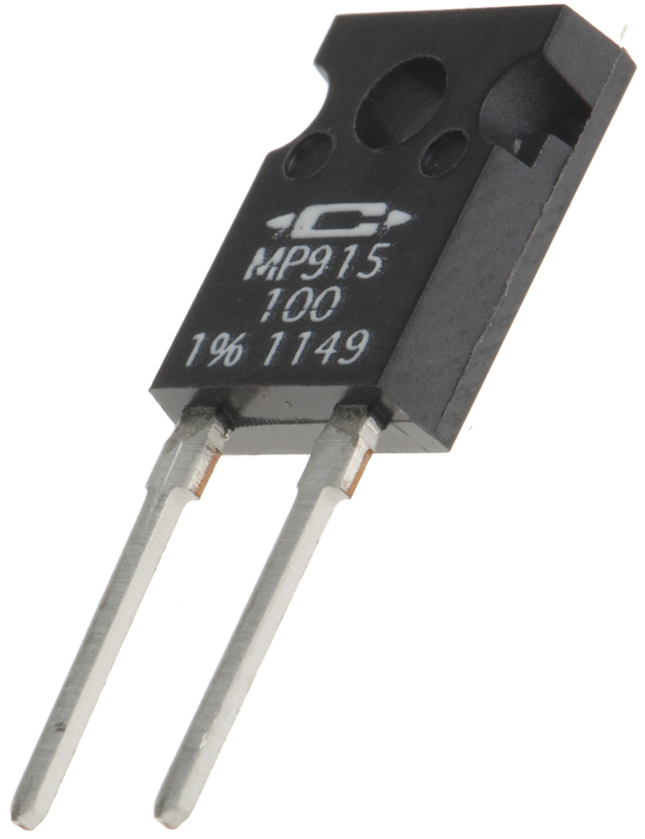 Caddock 100 Ω Power Film Resistor 15 W 1 % MP915-100-1%