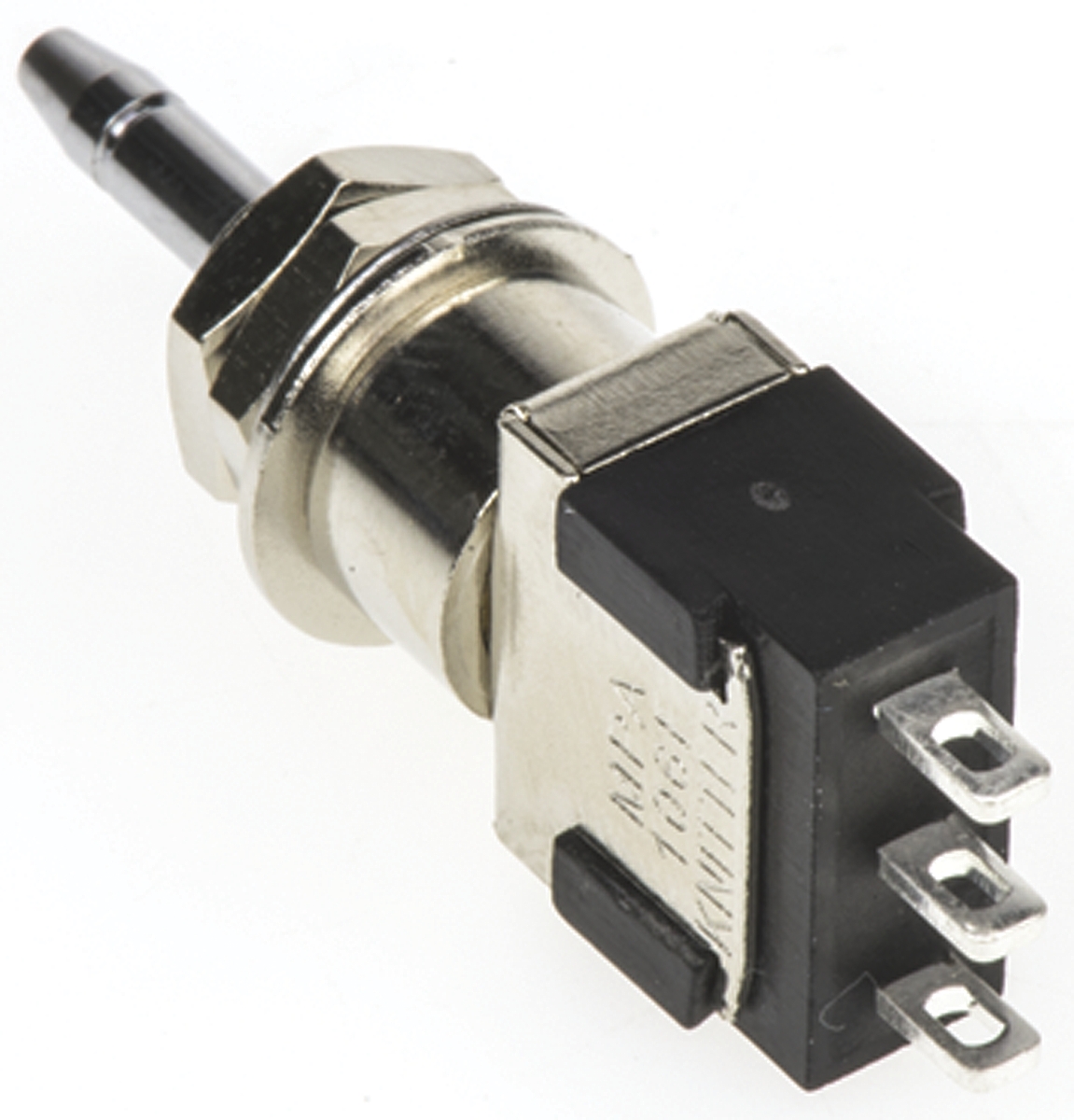 mpa-106-f KNITTER-SWITCH MPA Series Miniature Push Button Switch, Momentary, Panel, 6.2 mm Cutout, SPDT, White LED, IP67 250 V ac