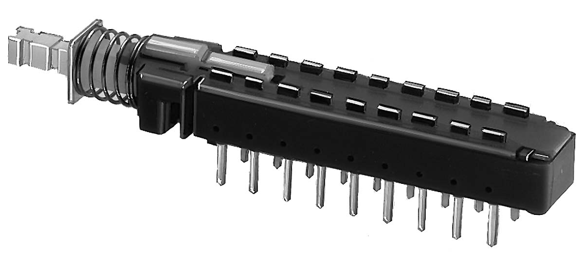 KNITTER-SWITCH MPB Series Miniature Push Button Switch, Latching, PCB, 6PDT, IP40, IP67, 25 V dc 100 V ac