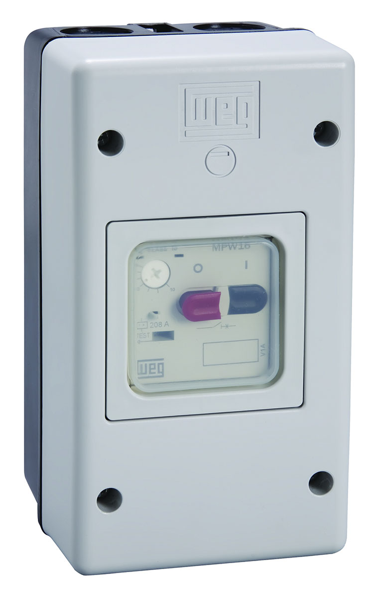 WEG Insulated Enclosure MPE Series Insulated Enclosure for Use with Motor Protective Circuit Breakers MPW18 and MPW18i