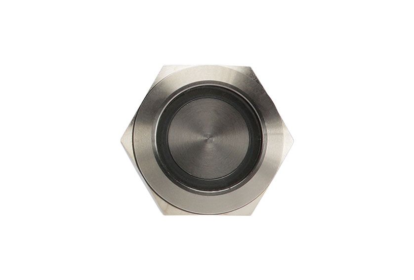 mpi00228bl Bulgin MPI002 Series Illuminated Push Button Switch, Momentary, Panel, 19.2 mm Cutout, SPST, Blue LED, IP66, 24 V dc