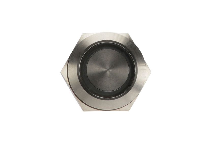 mpi00228d5 Bulgin MPI002 Series Illuminated Push Button Switch, Momentary, Panel, 19.2 mm Cutout, SPST, Green, Blue LED, IP66, 24 V
