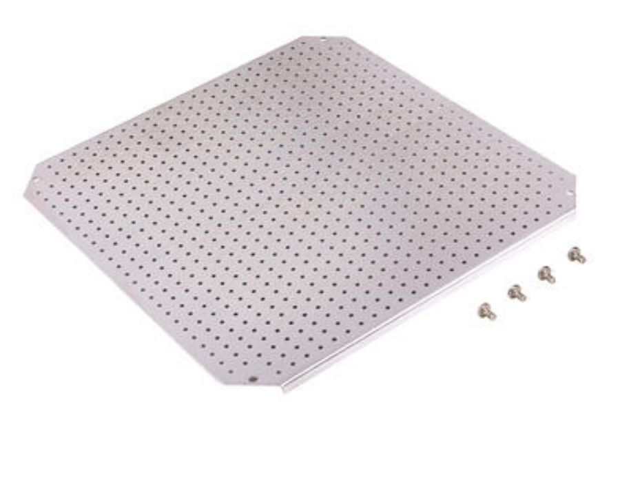 Fibox Galvanised Steel Mounting Plate, 250mm W, 250 mm L for Use with ARCA Series