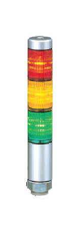 Patlite MPS Series Signal Tower Buzzer, 3 Lights 24V ac/dc Direct