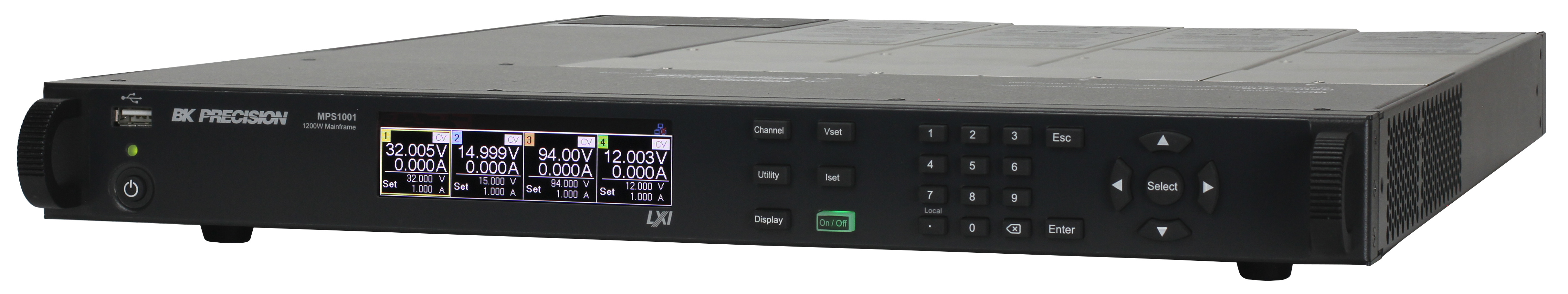 BK Precision Digital Bench Power Supply, 4-Output, 1.2 kW