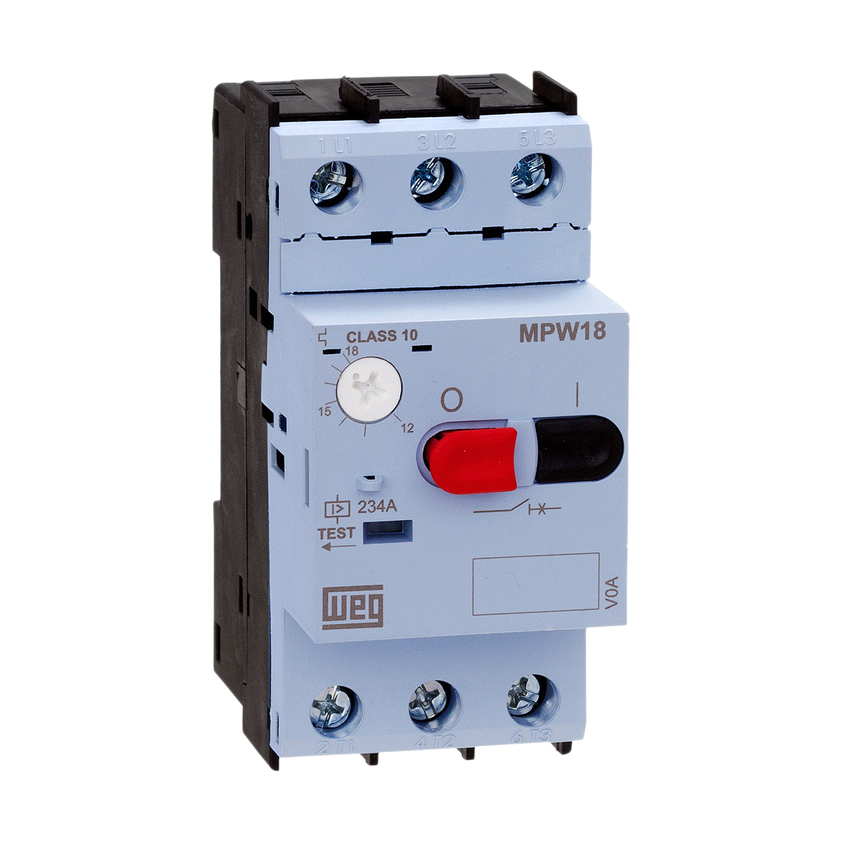 WEG 1A, 1.6 A MPW18 Motor Protection Circuit Breaker, 690V, 70 °C, -20 °C
