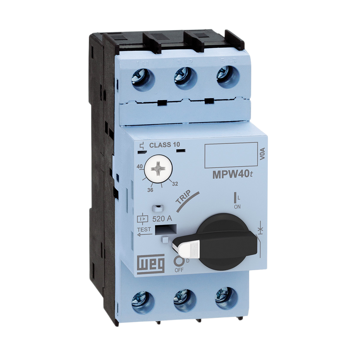WEG 1A MPW40t Motor Protection Circuit Breaker, 690V, 55 °C, -20 °C