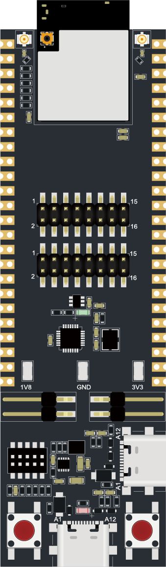 Meticomm Wi-Fi Development Kit MQM744 Bluetooth Low Energy, IEEE 802.15.4 Development Kit for MQM744 Wi-Fi 6 325 MHz