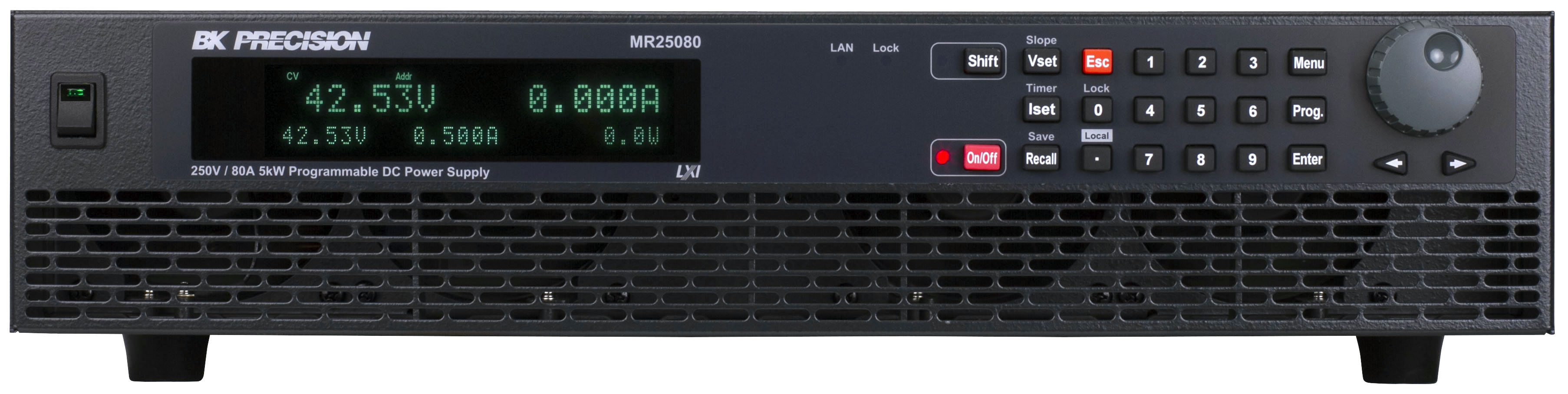 BK Precision Bench Power Supply, 1-Output 250 V to  250V, 5000 W, 80 A Max