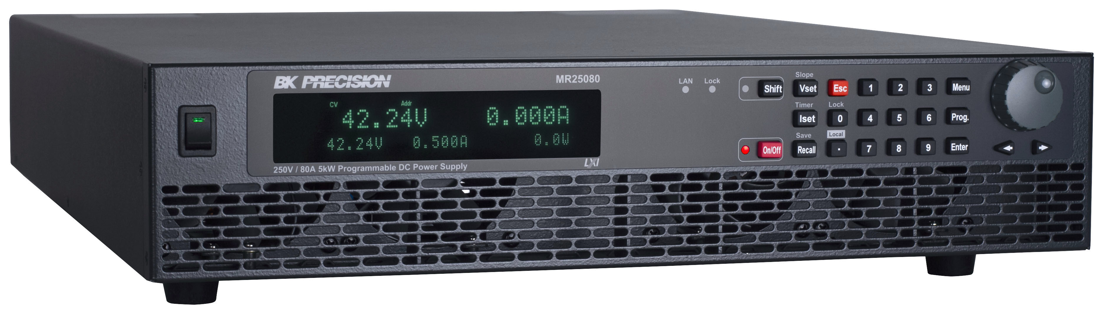 mr25080 BK Precision Bench Power Supply, 1-Output 250 V to  250V, 5000 W, 80 A Max