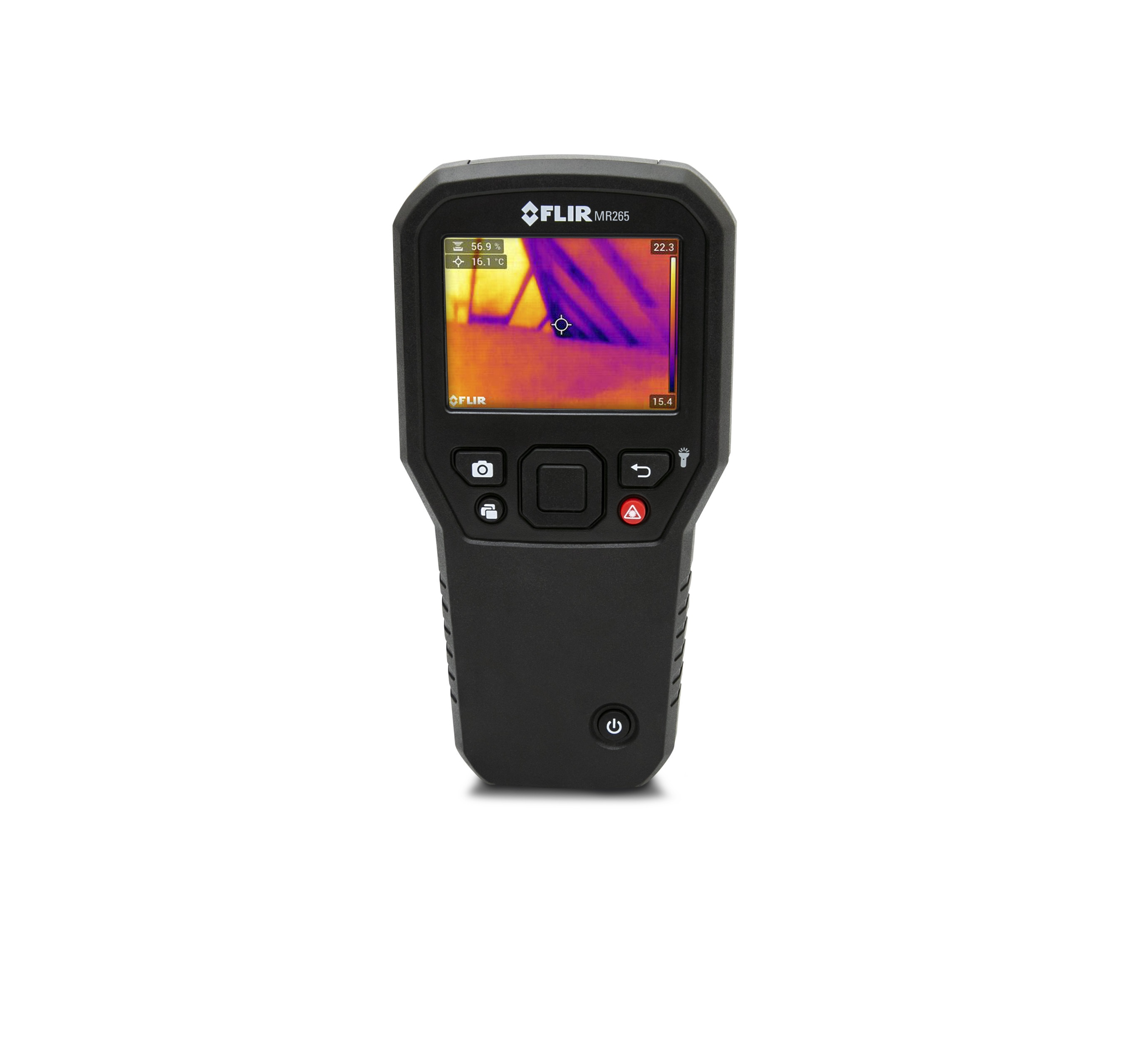 mr265 FLIR MR265 Moisture Meter, 0.1 % Accuracy, LCD Backlight Display, Battery-Powered