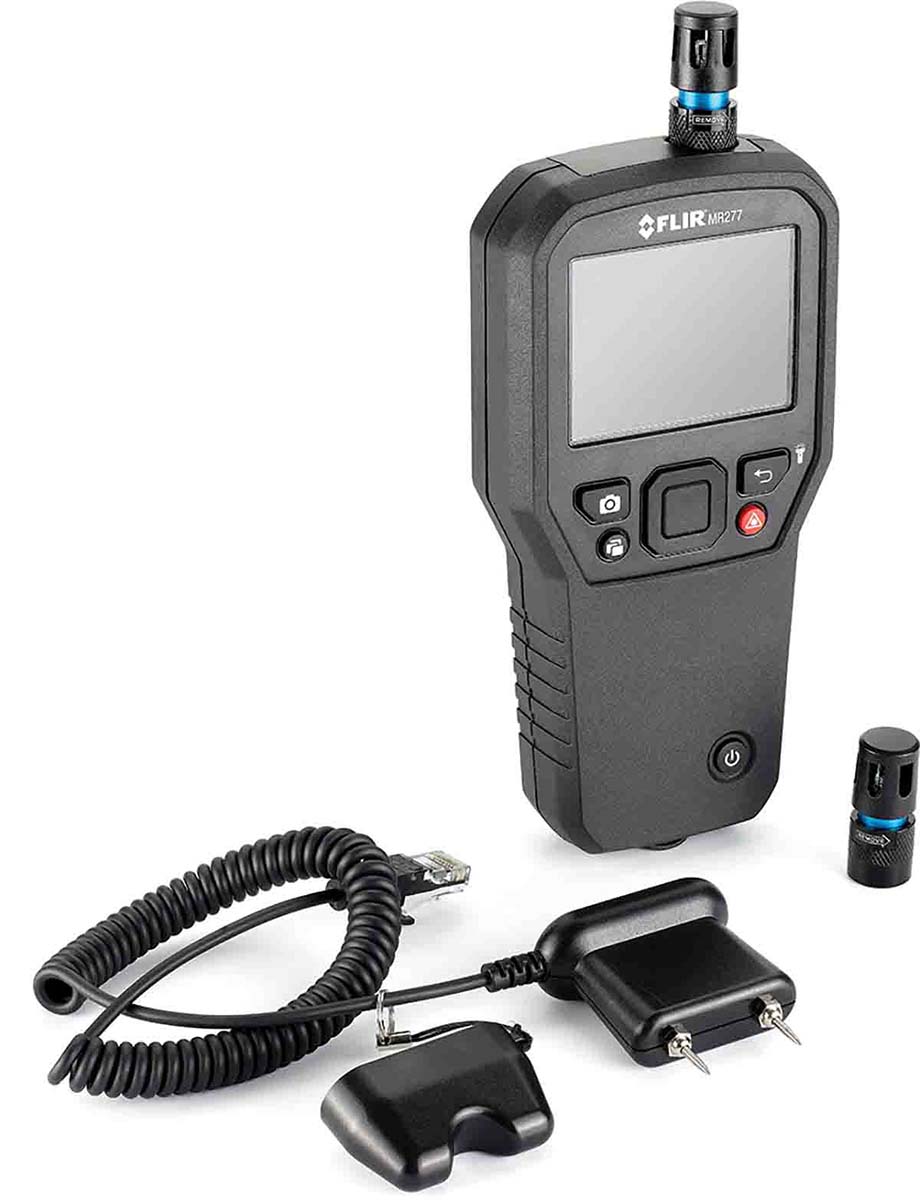 mr277 FLIR MR277 Moisture Meter, ±1.5 % Accuracy, Digital Display, Battery-Powered