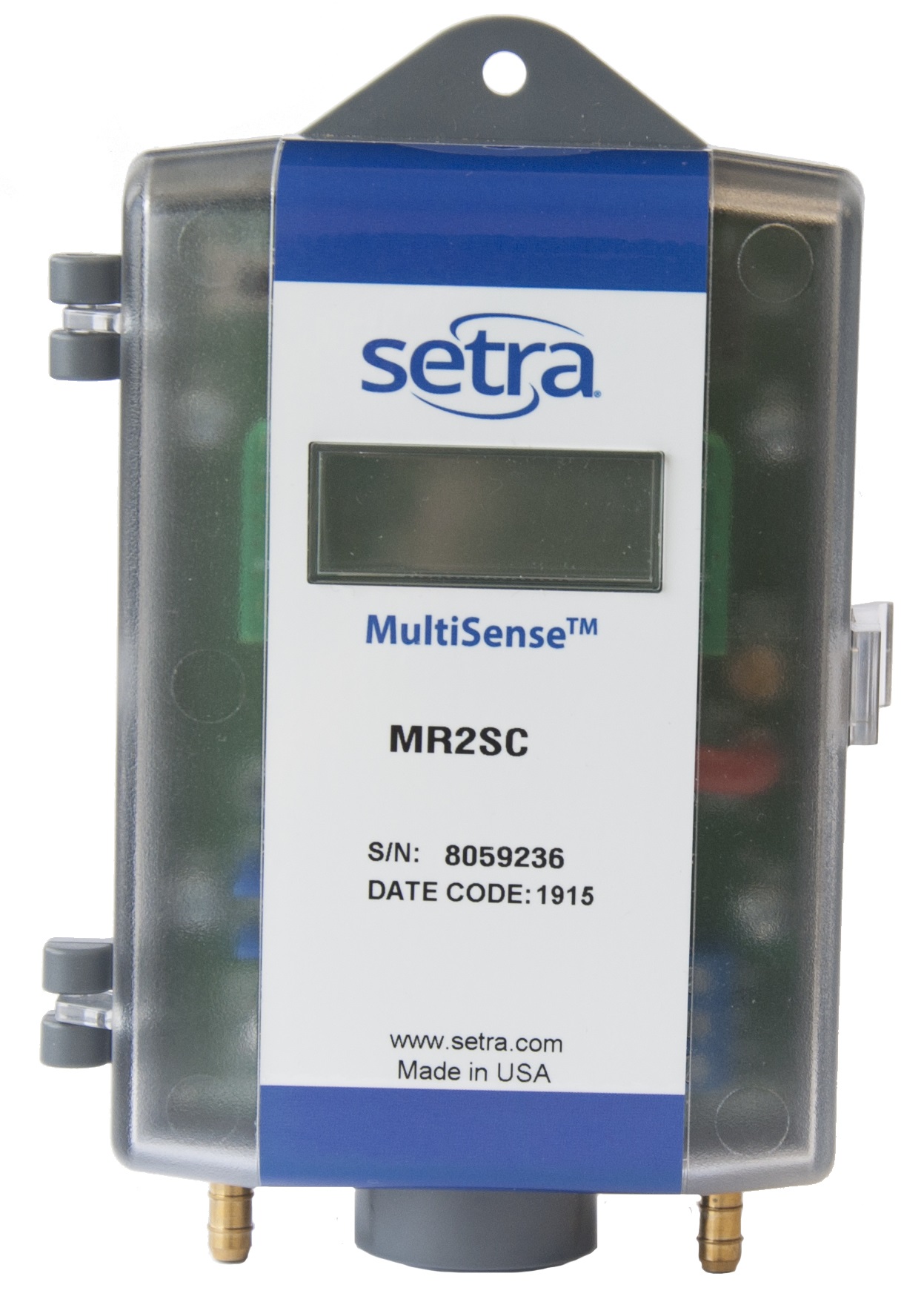 Setra MR2SA Series Pressure Sensor, Voltage Output 25 Pa 2500 Pa, Differential Reading