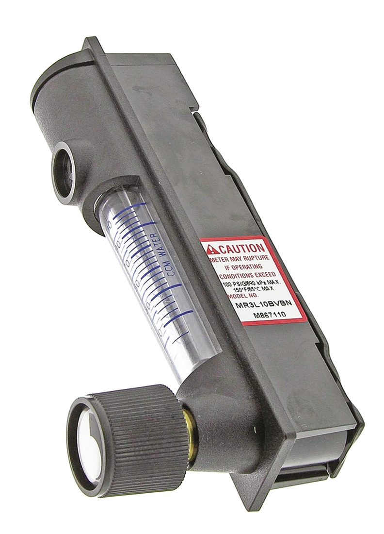 mr3l10bvbn Key Instruments MR3000 Series Variable Area Flow Meter for Liquid, 5cm³/min Min, 110cm³/min Max