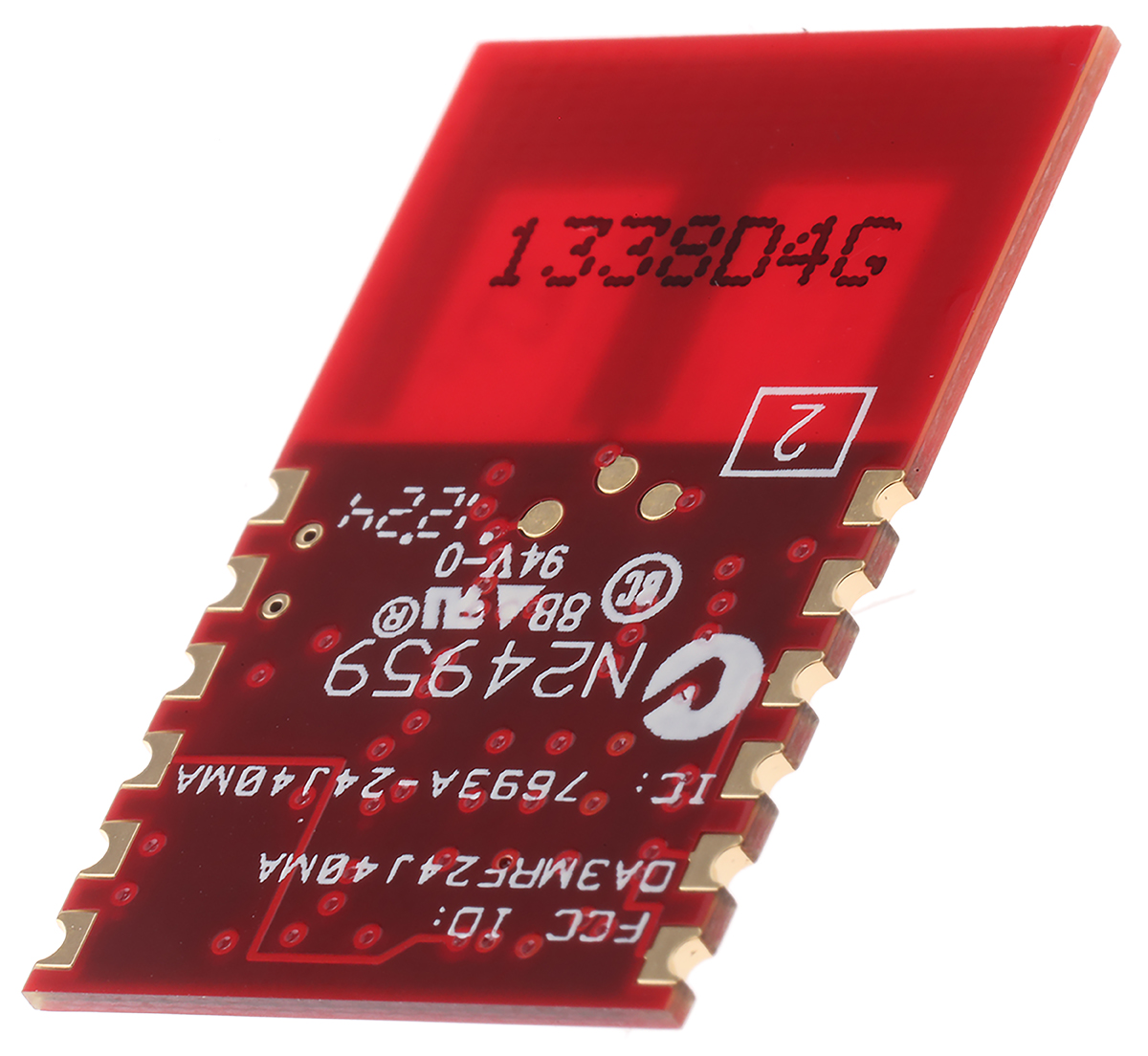 mrf24j40ma-irm Microchip MRF24J40MA-I/RM ZigBee Transceiver, 12-Pin Module