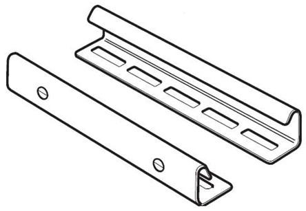 Legrand Medium Duty Coupler Set Pre-Galvanised Steel Cable Tray Accessory, 25mm Width, 25 mm Depth