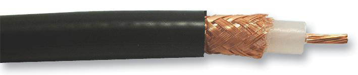 Belden MRG2130 Series, RG213 Coaxial Coaxial Cable 50 Ω, Black, Unterminated